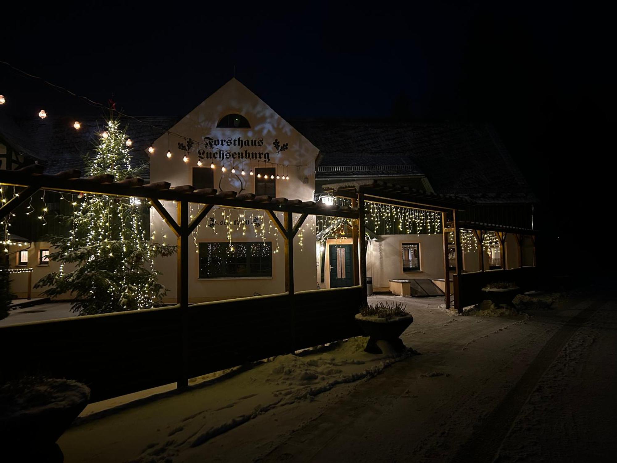 Hotel Forsthaus Luchsenburg Ohorn Esterno foto